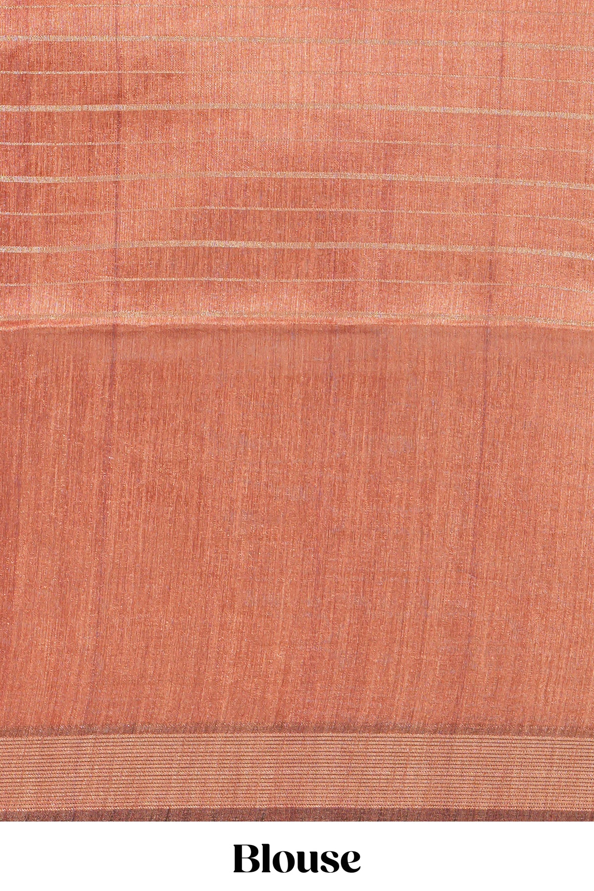 Lavender striped floral design semi tussar saree with contrast border and striped blouse