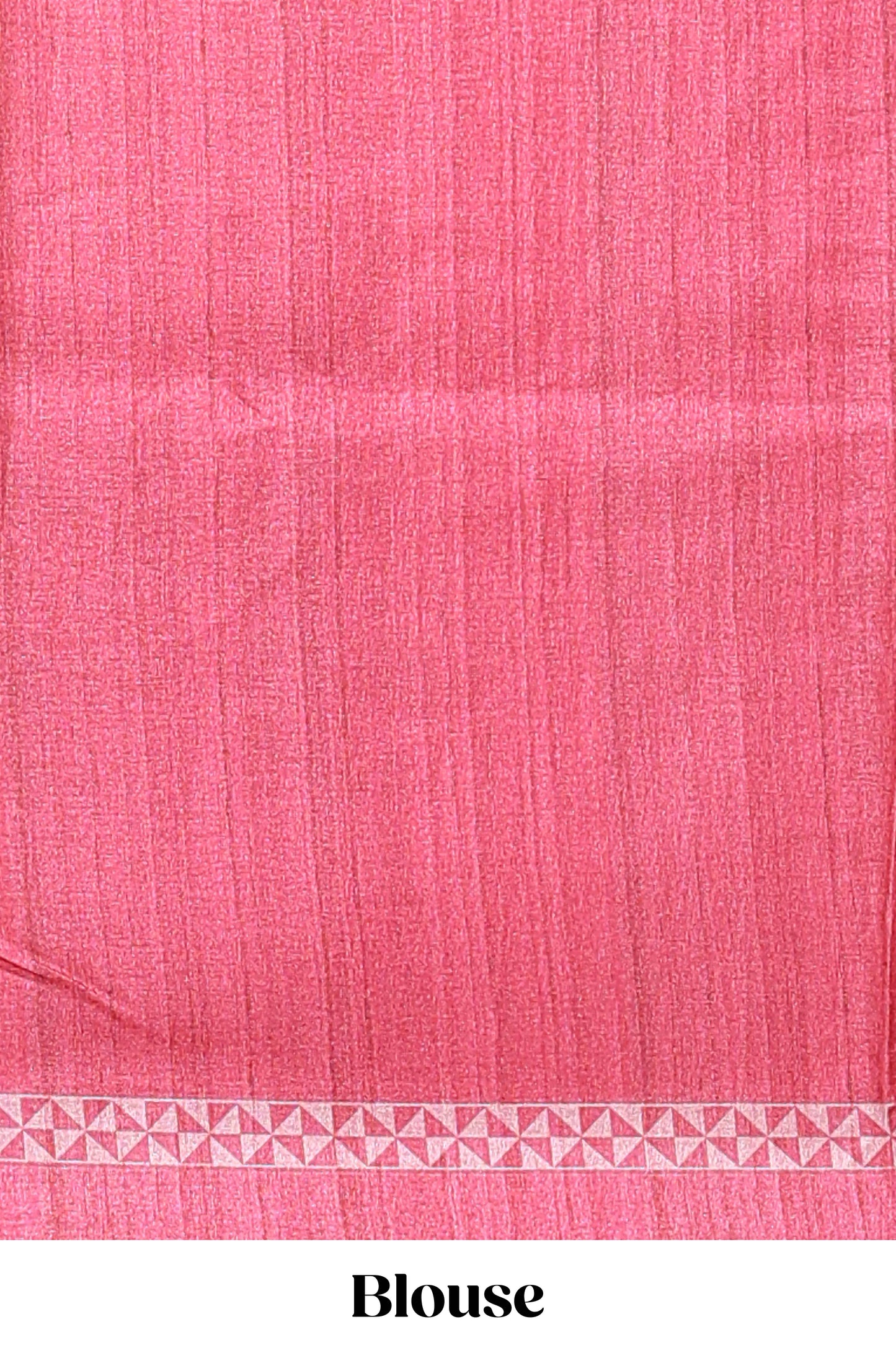 Cream peacock motifs tussar saree with contrast rani pink border and peacock printed pallu