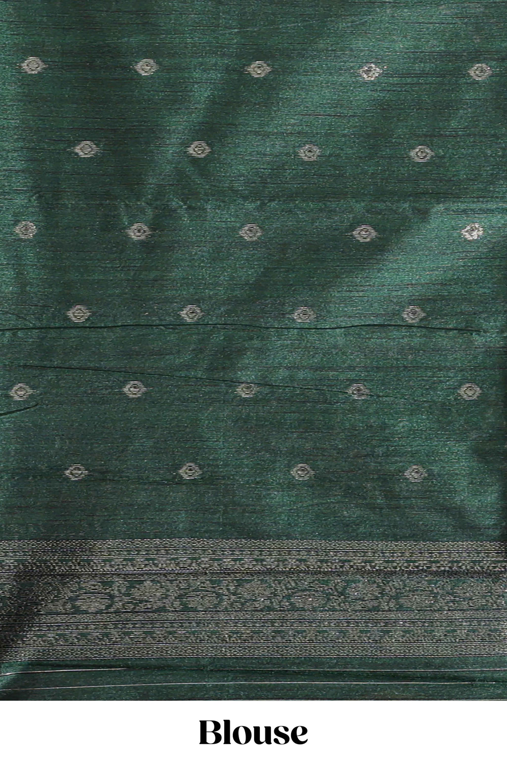 Borderless mustard floral design semi tussar saree with contrast pallu and blouse
