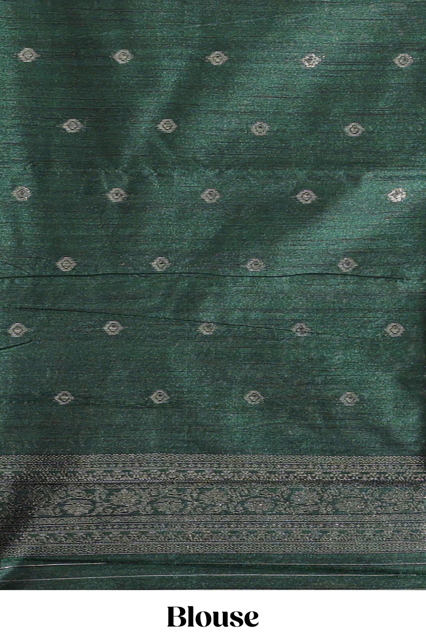 Borderless mustard floral design semi tussar saree with contrast pallu and blouse