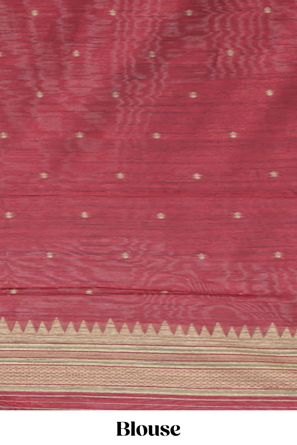 Green ikkat motifs design semi tussar saree with contrast green border and striped blouse
