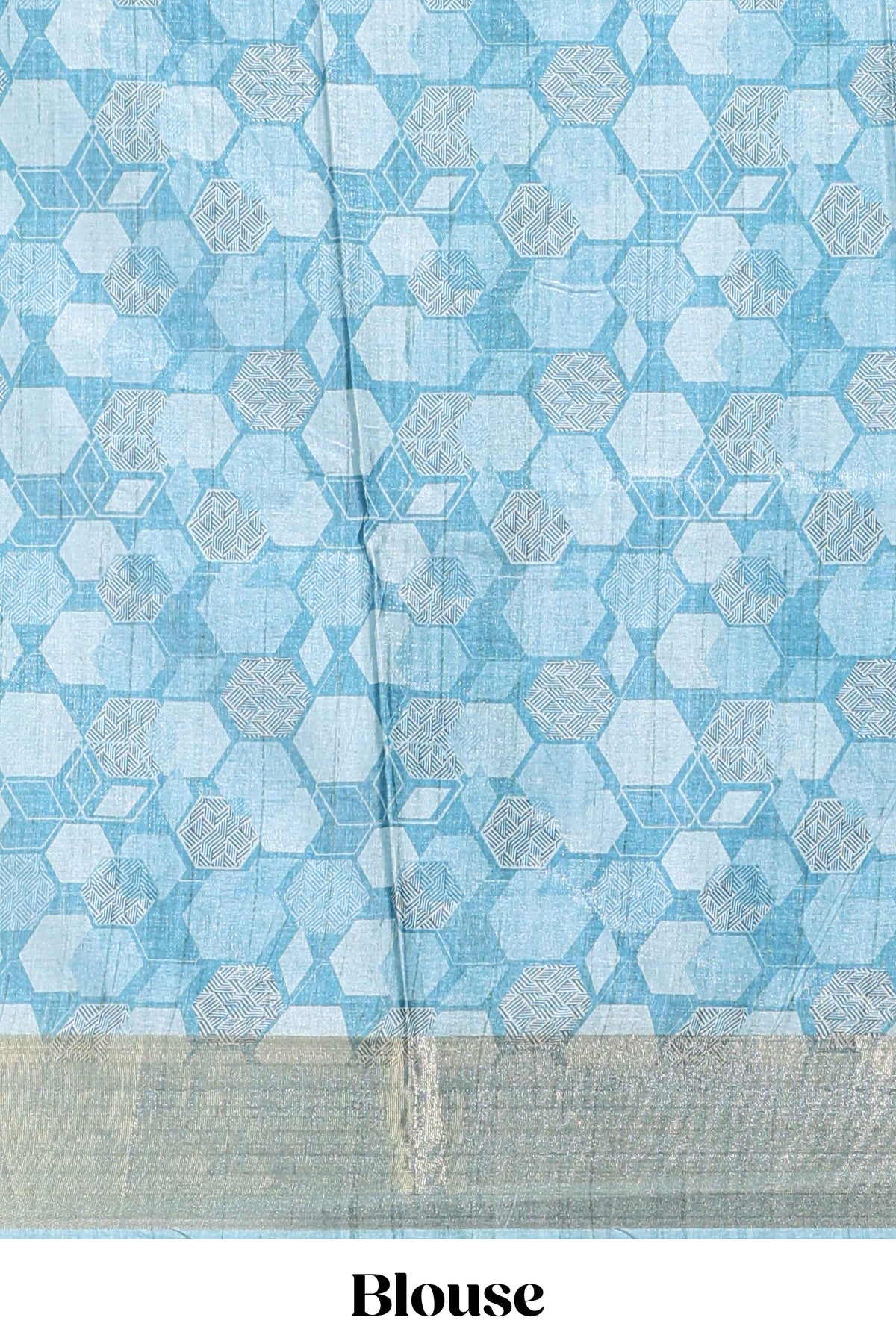Violet geometrical tussar silk saree multi coloured honeycomb geomatric  patterns ,  rich matching pallu along with tassles