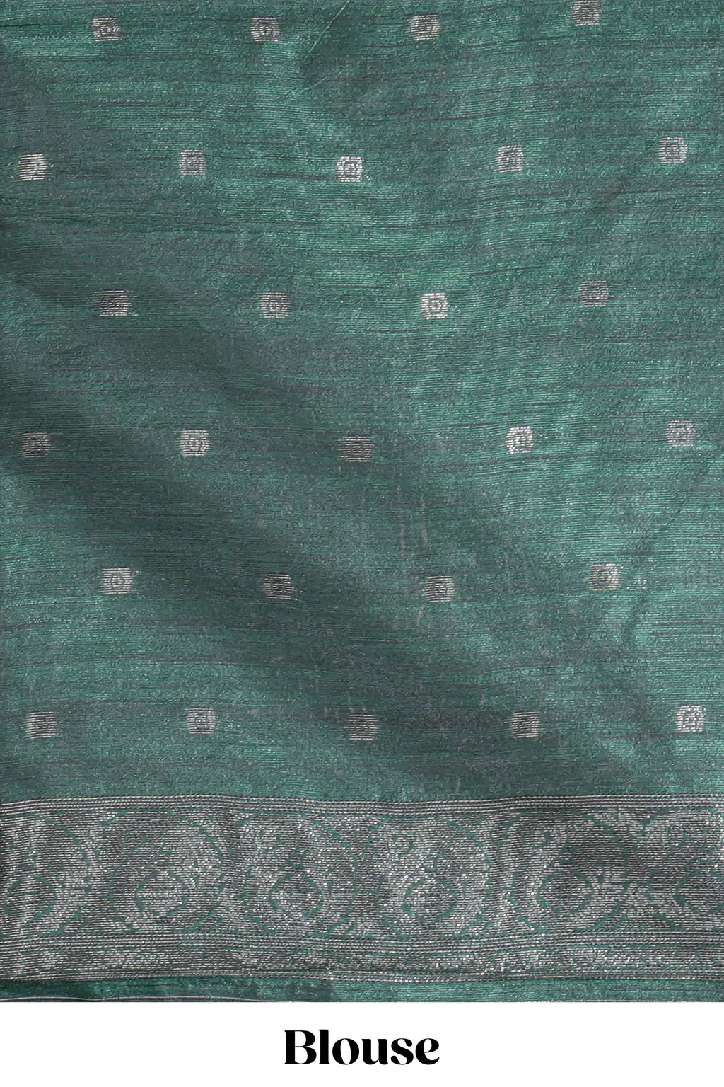 Borderless maroon round butta art tussar saree with contrast pallu and blouse