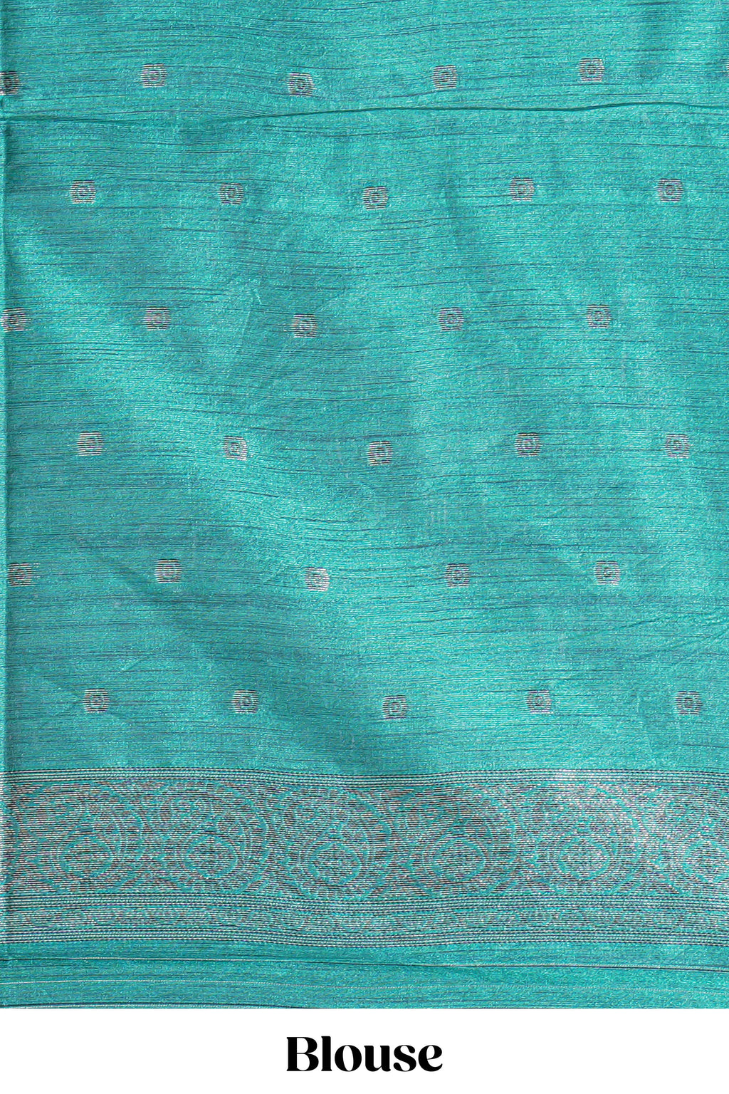 Borderless purple round butta art tussar saree with contrast pallu and blouse