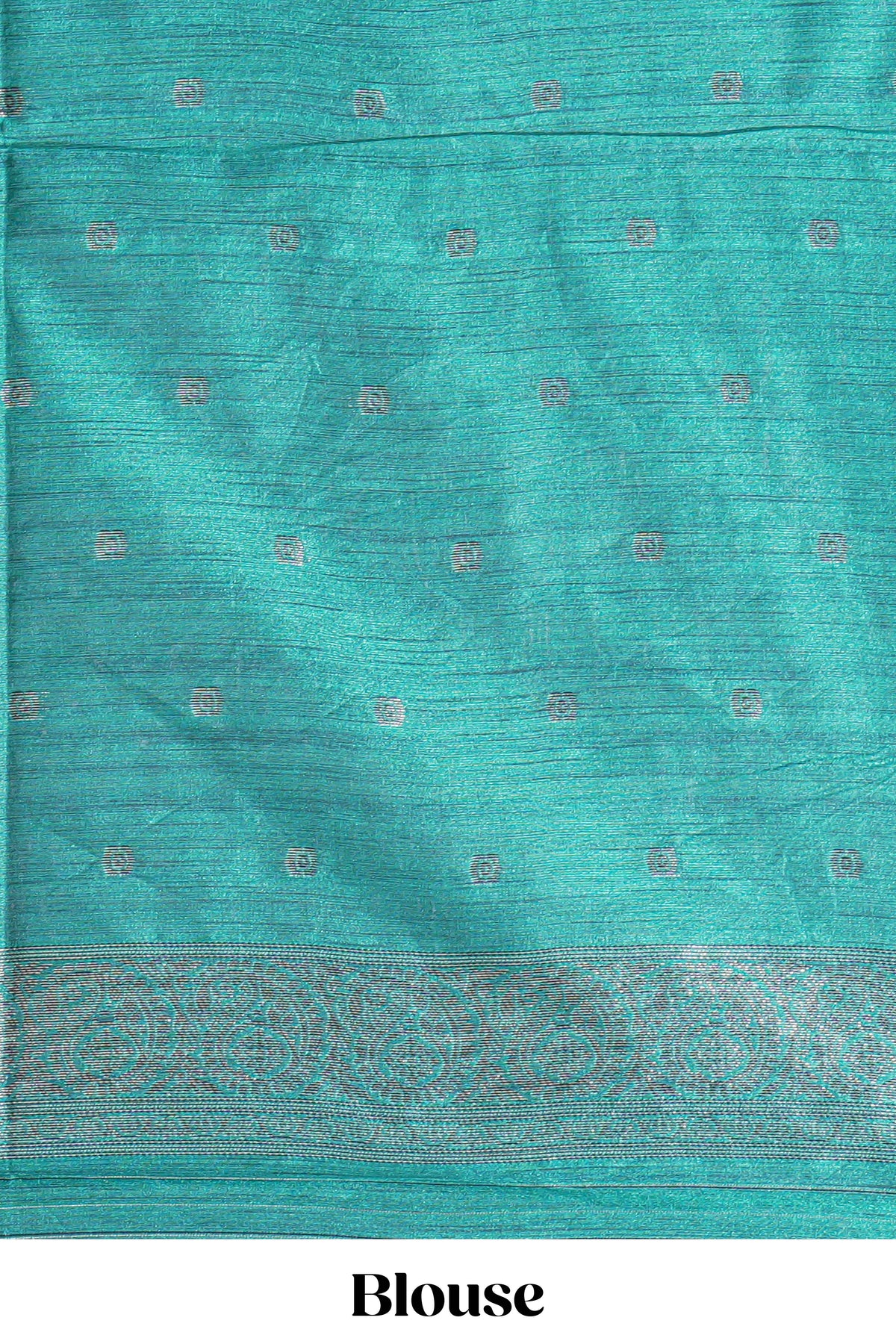 Borderless purple round butta art tussar saree with contrast pallu and blouse