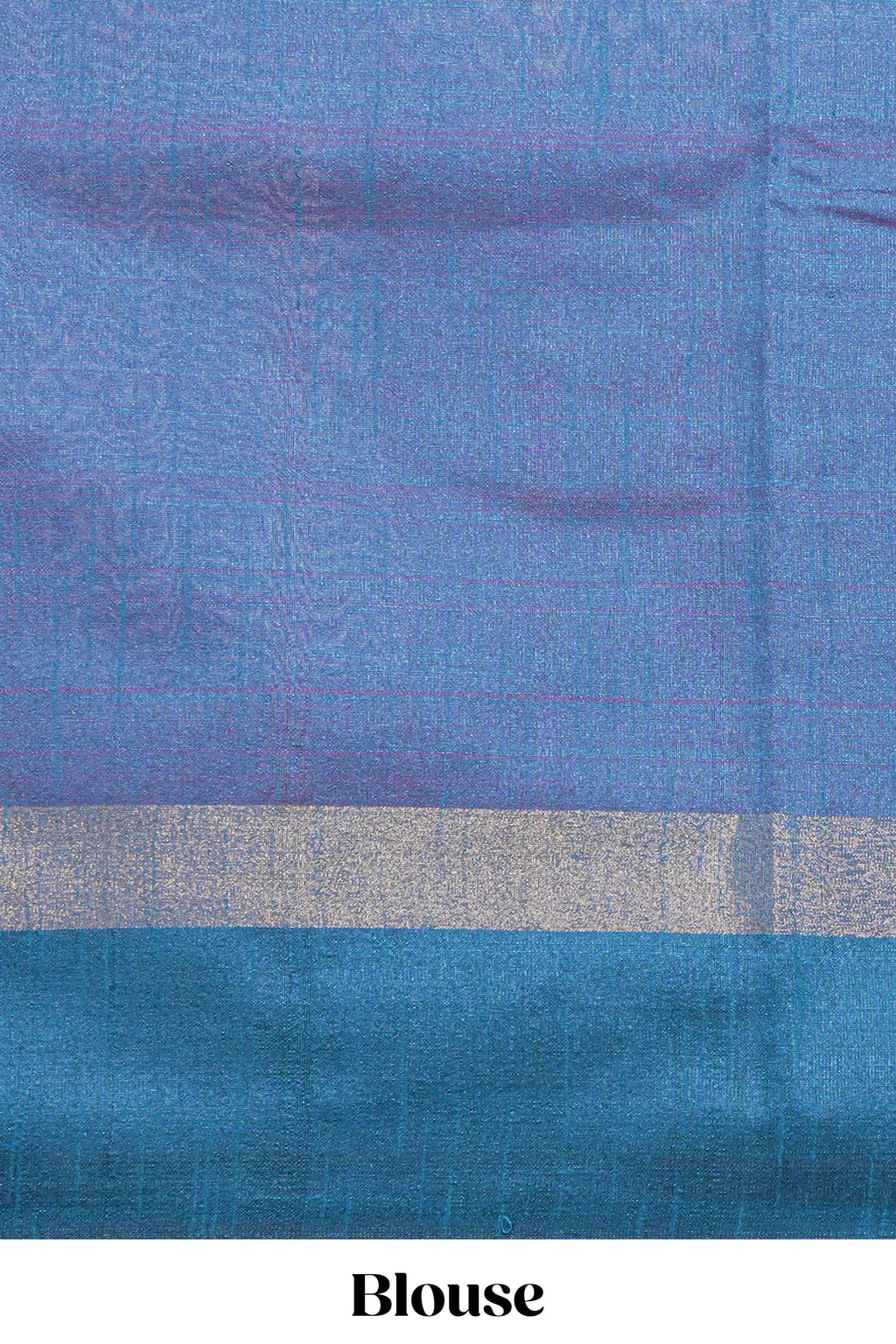 Pink Plain Art Tussar Saree with Contrast Border and Blouse