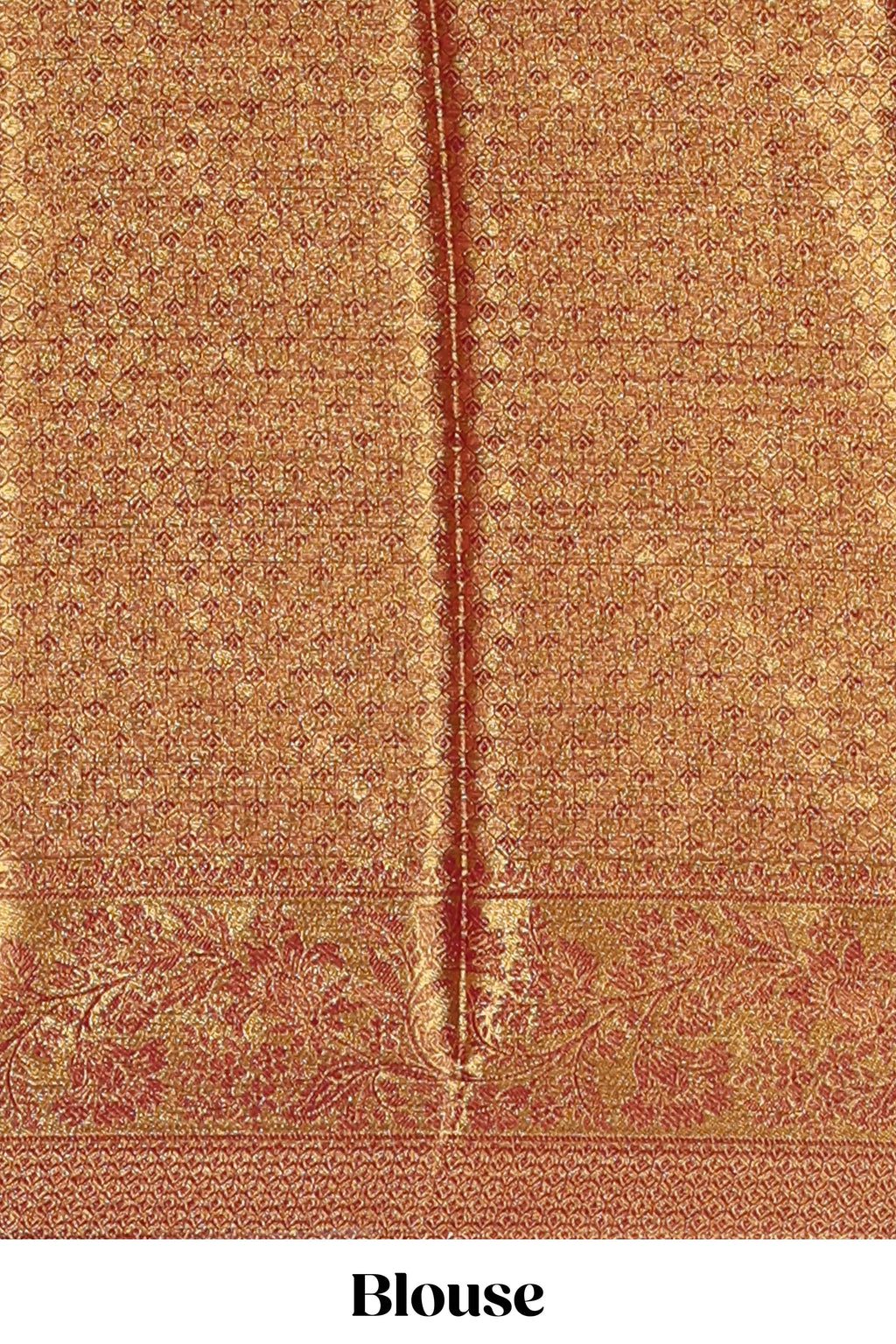 Yellow floral zari motifs viscose georgette saree with contrast checked zari border and blouse