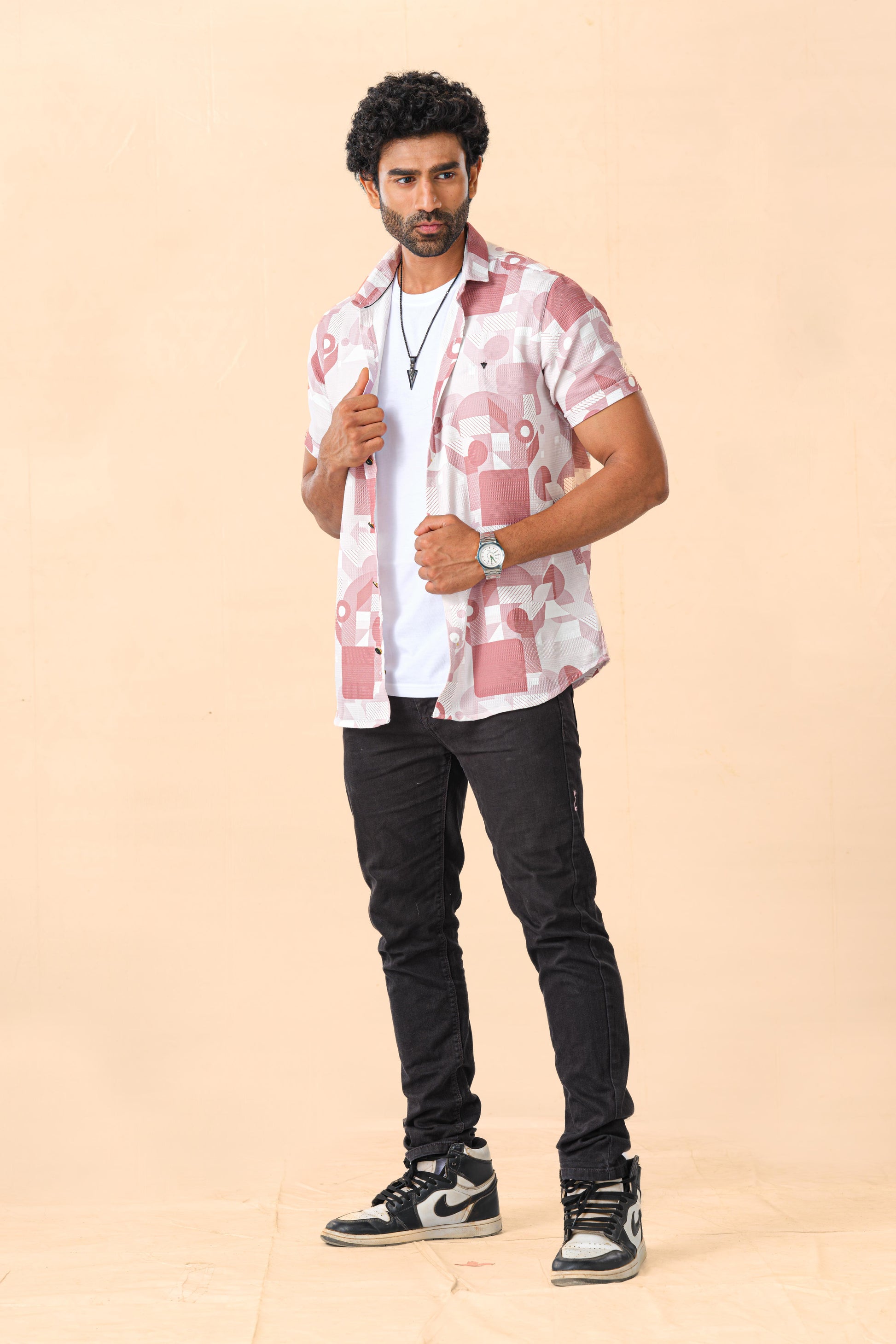 Abstract designer casual shirt