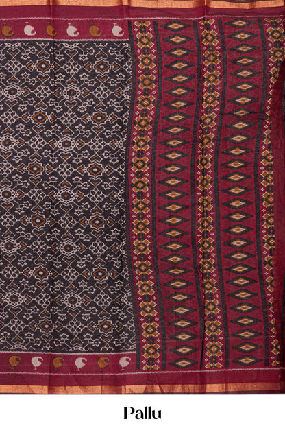 All over ikkat print