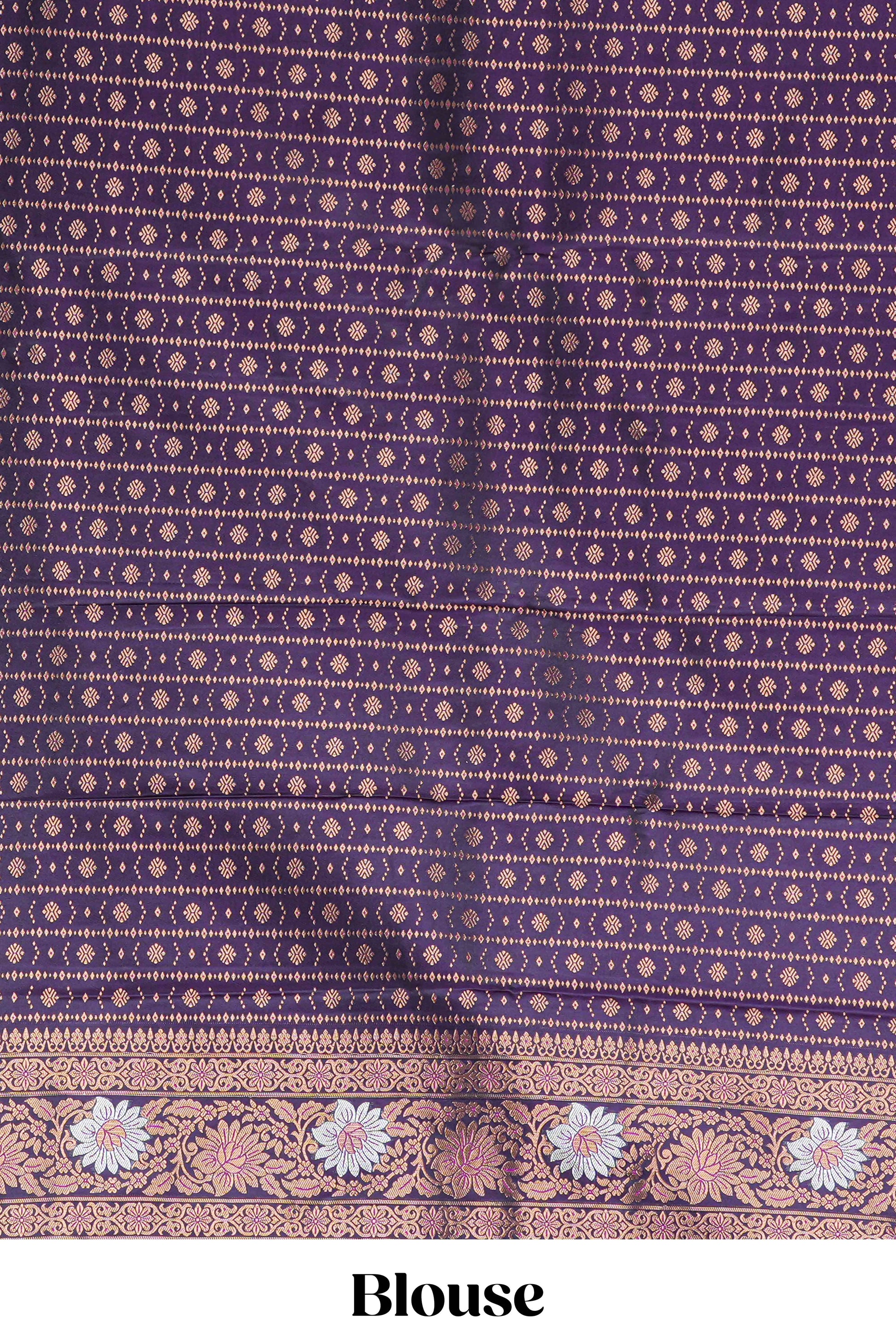 All over jaal Banarasi silk