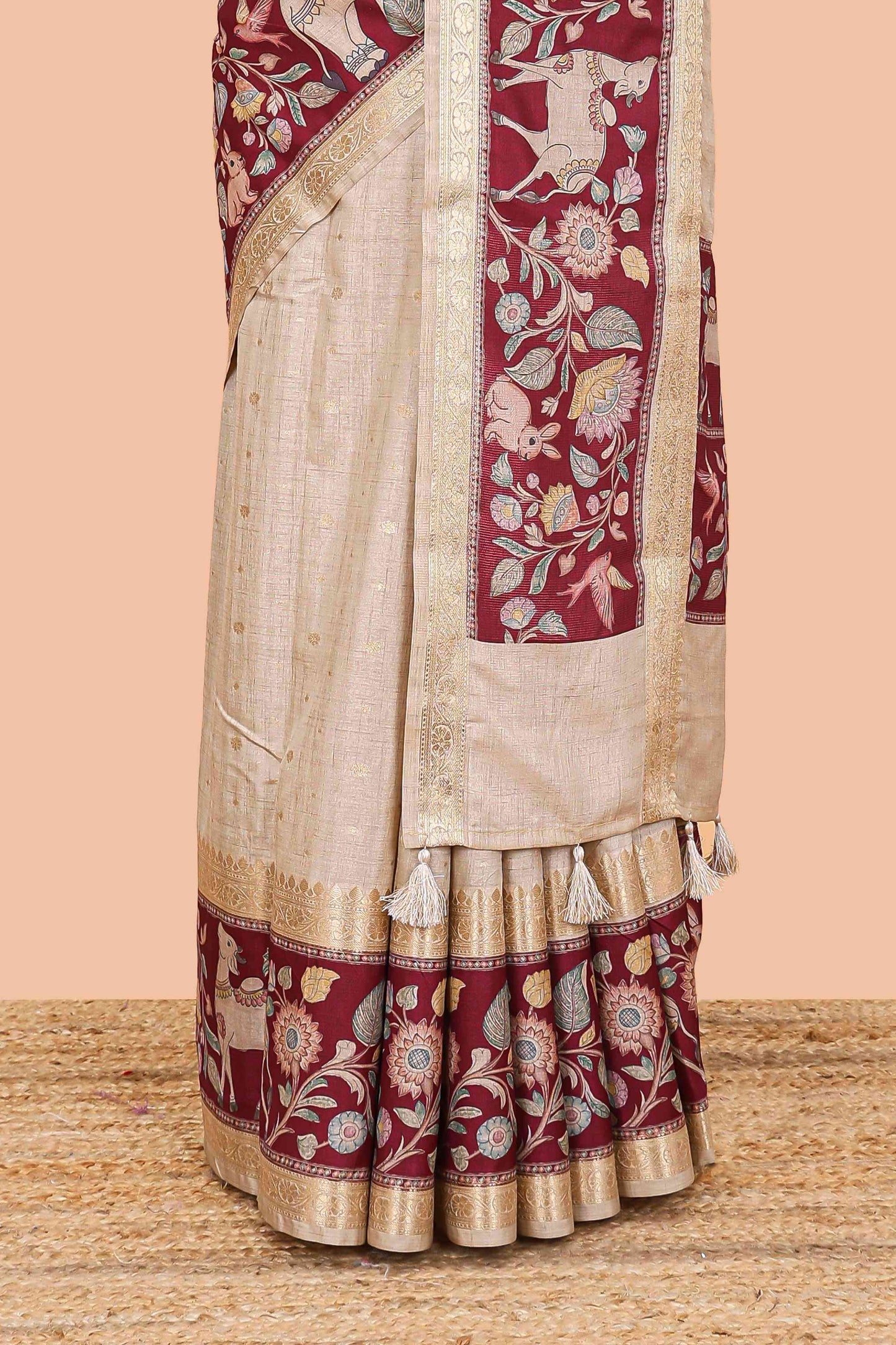 Animal motif kalamkari