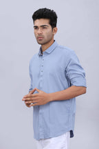 Baggy fit cotton shirt