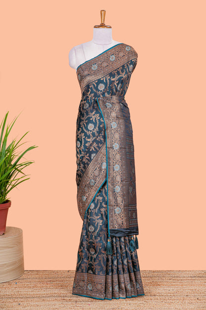 Banaras satin silk saree