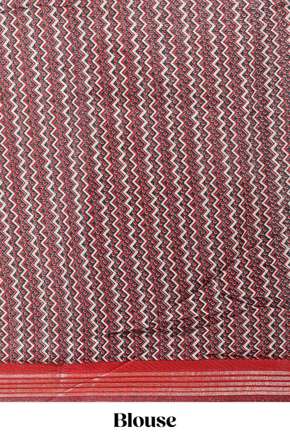 Black casual chanderi cotton saree