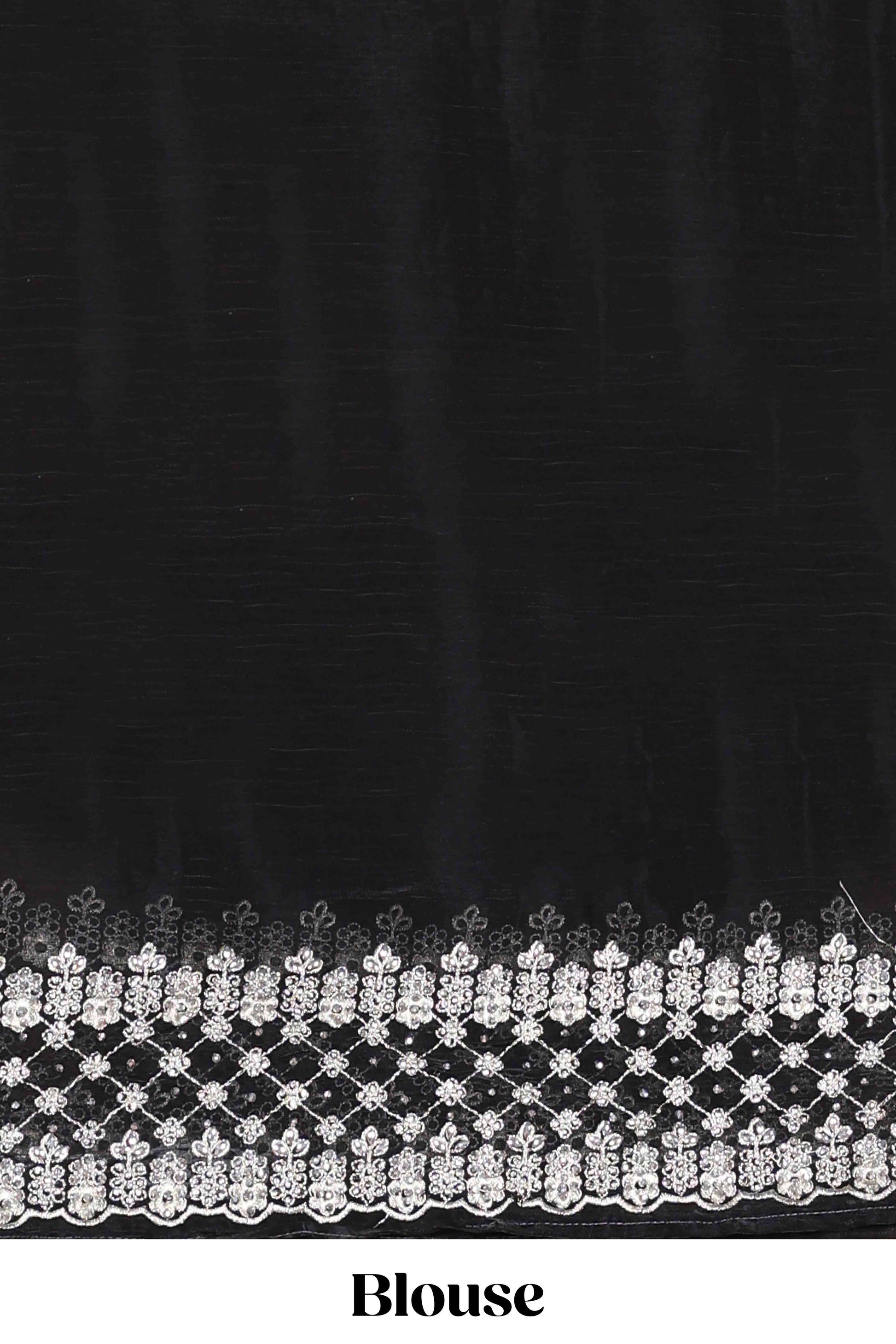 Black chiffon modern saree