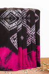 Black cotton saree design