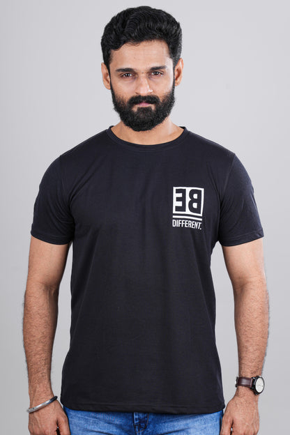 Black cotton summer tshirt