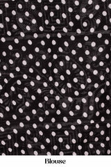 Black linen cotton saree