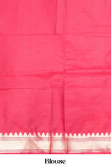 Black semi art silk festive saree