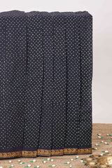 Black sungudi cotton weave