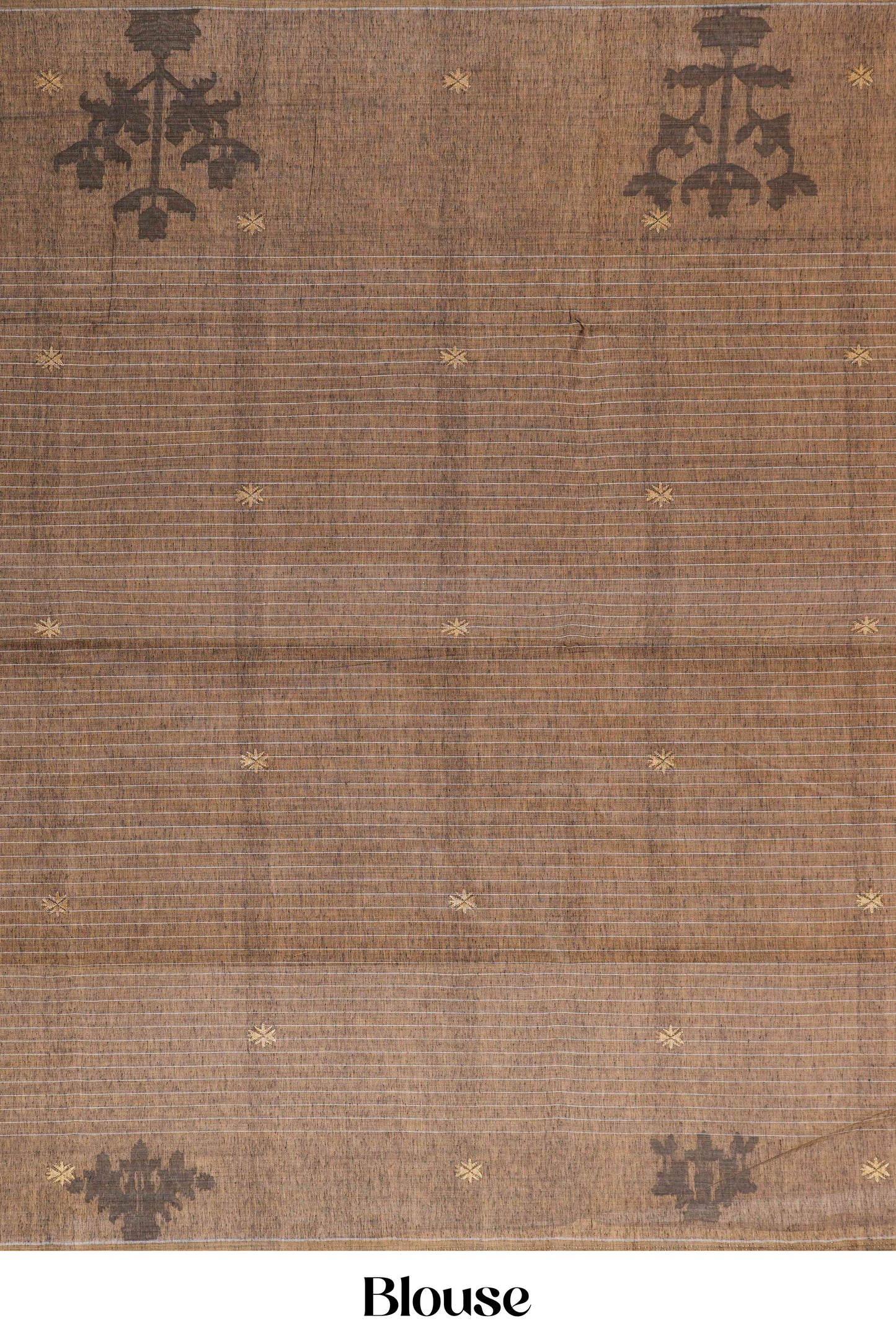 Black textured cotton fabric