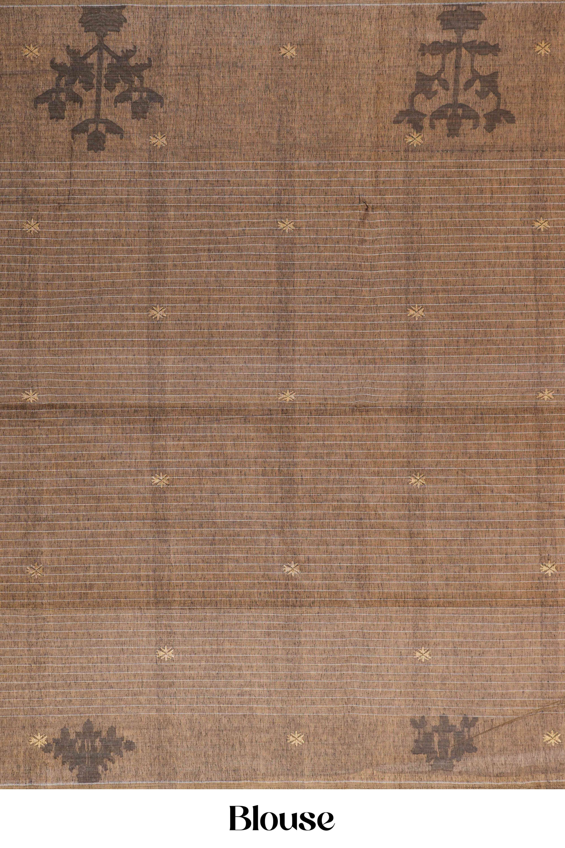 Black textured cotton fabric