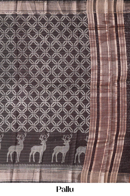 Blouse contrast zari