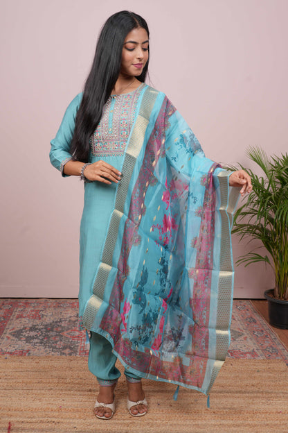 Blue Chudidhar
