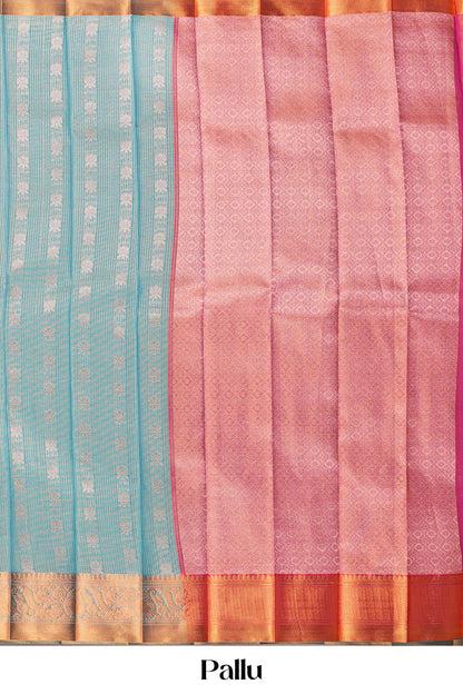  Blue Kota cottons sarees