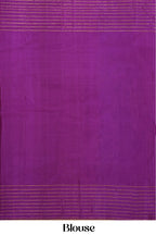 Blue bridal silk saree