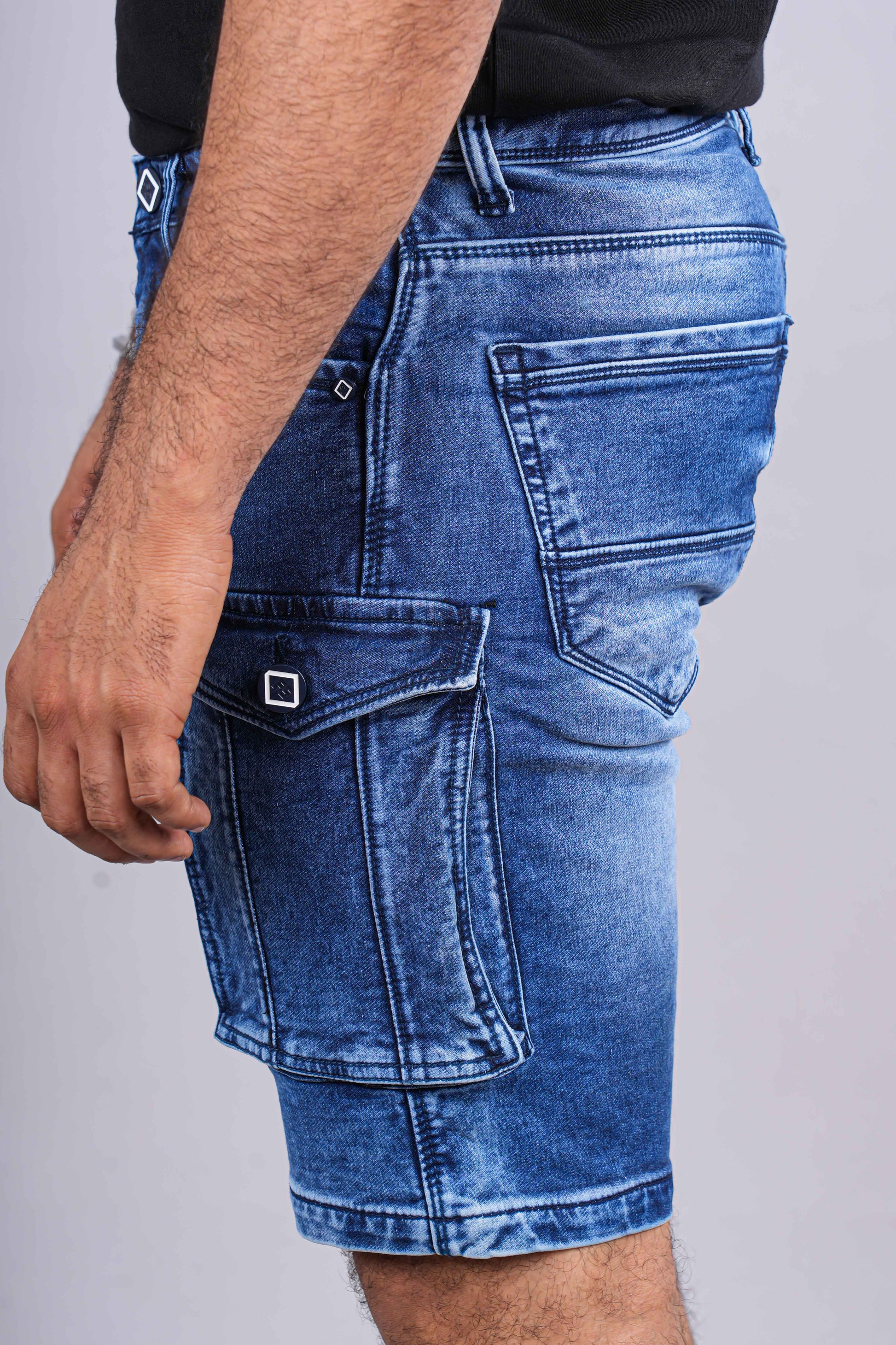 Blue casual summer shorts