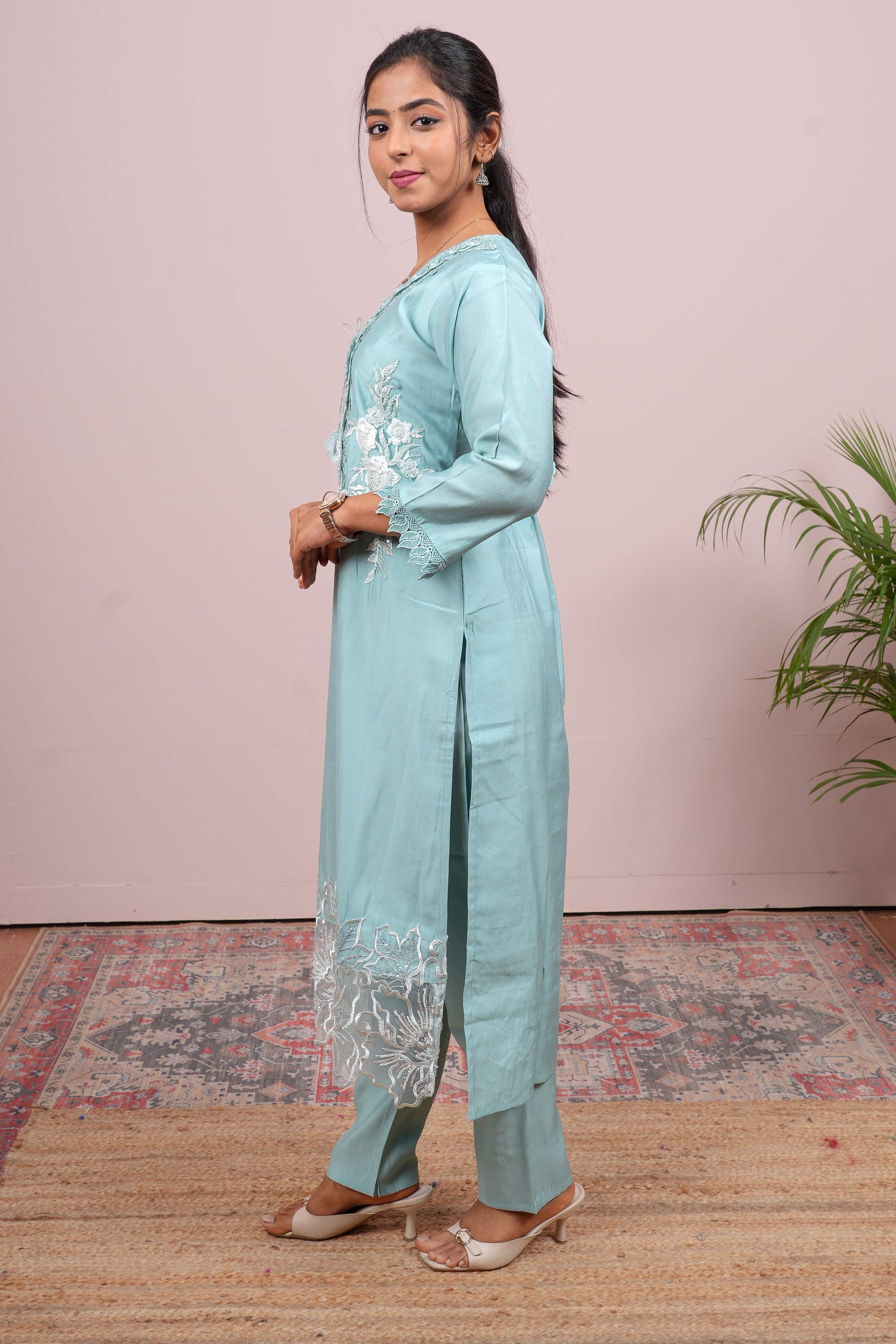Blue elegant ethnic wear