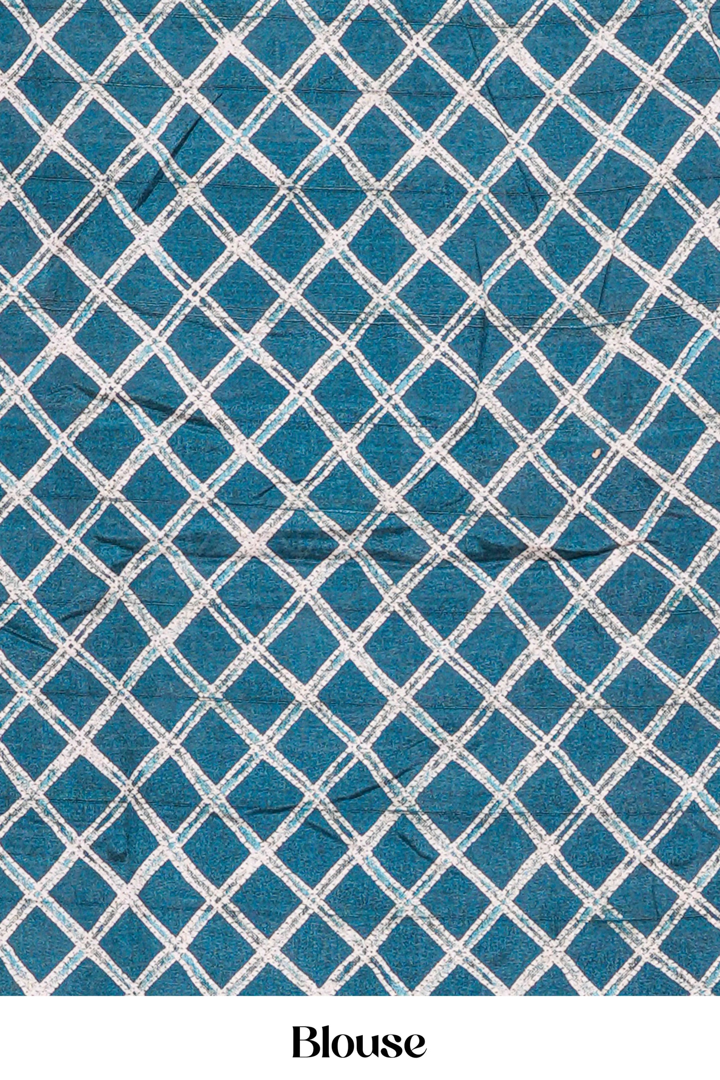 Blue elegant linen drape