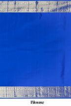 Blue jacquard silk sarees