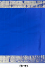 Blue jacquard silk sarees