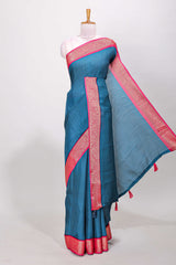 Blue lightweight mellow weave