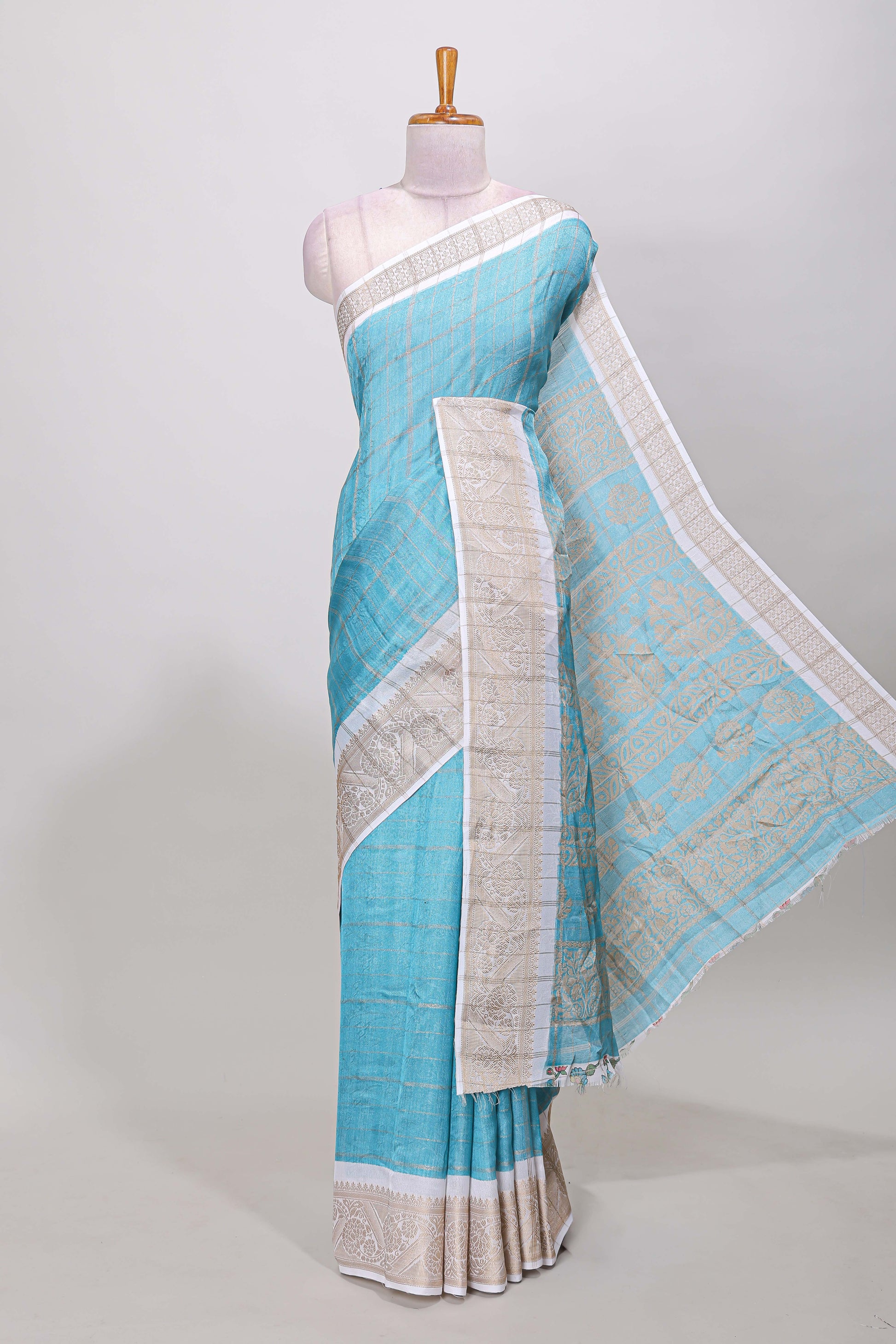 Blue soft mellow fabric