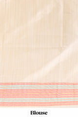 Borderless sandal elegant saree