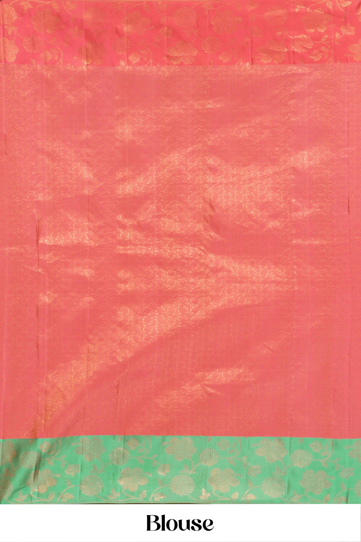 Bridal pink silk saree