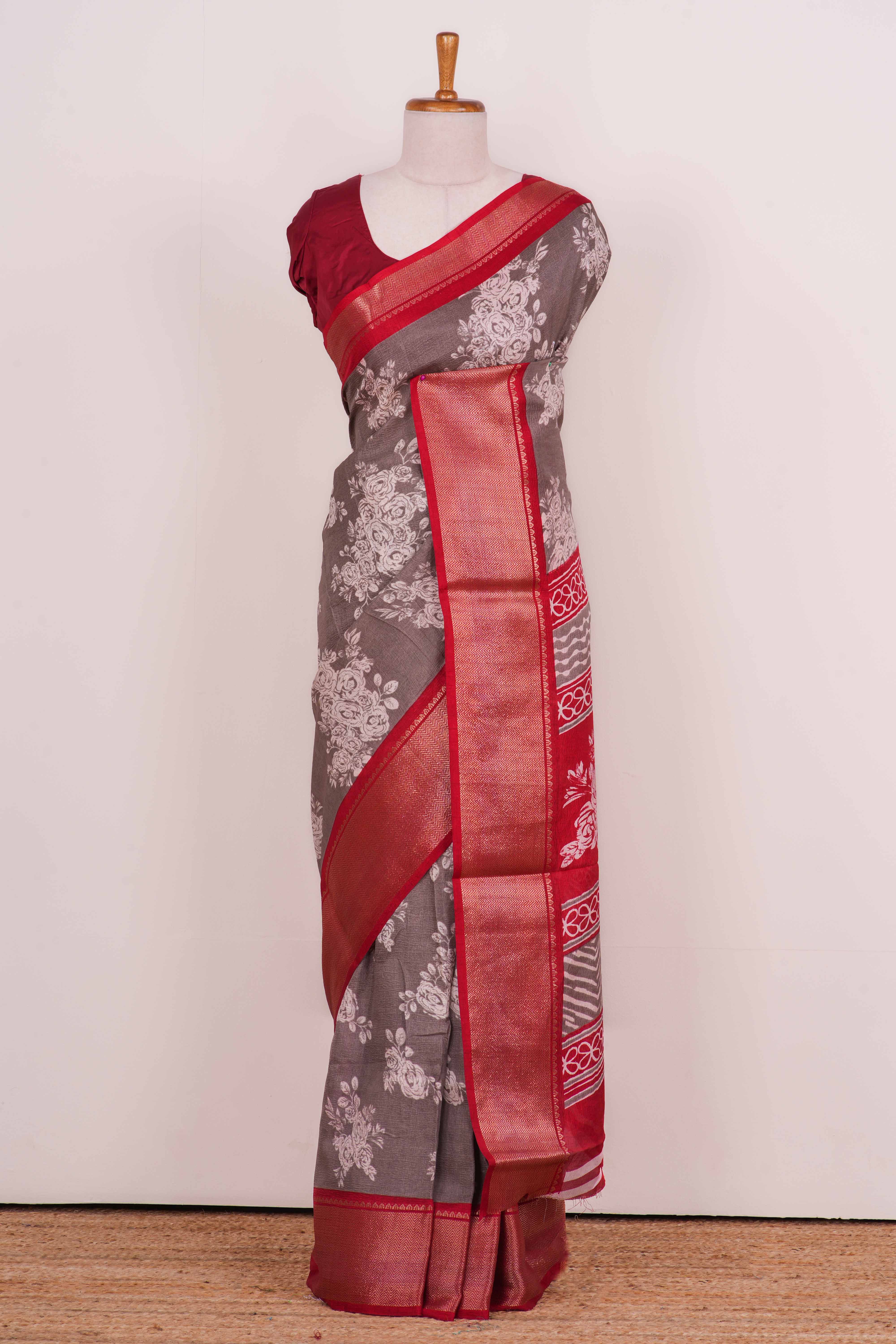Brown Dola Silk