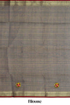 Brown casual linen sarees