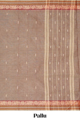  Brown chettinad cotton saree