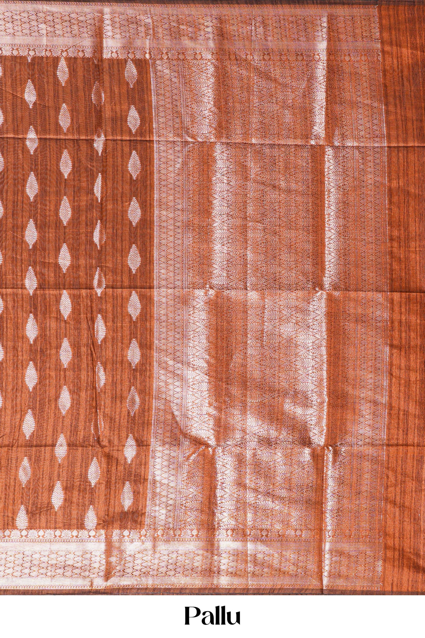 Brown monga silk festive wear saree