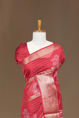 Butta floral detailing saree