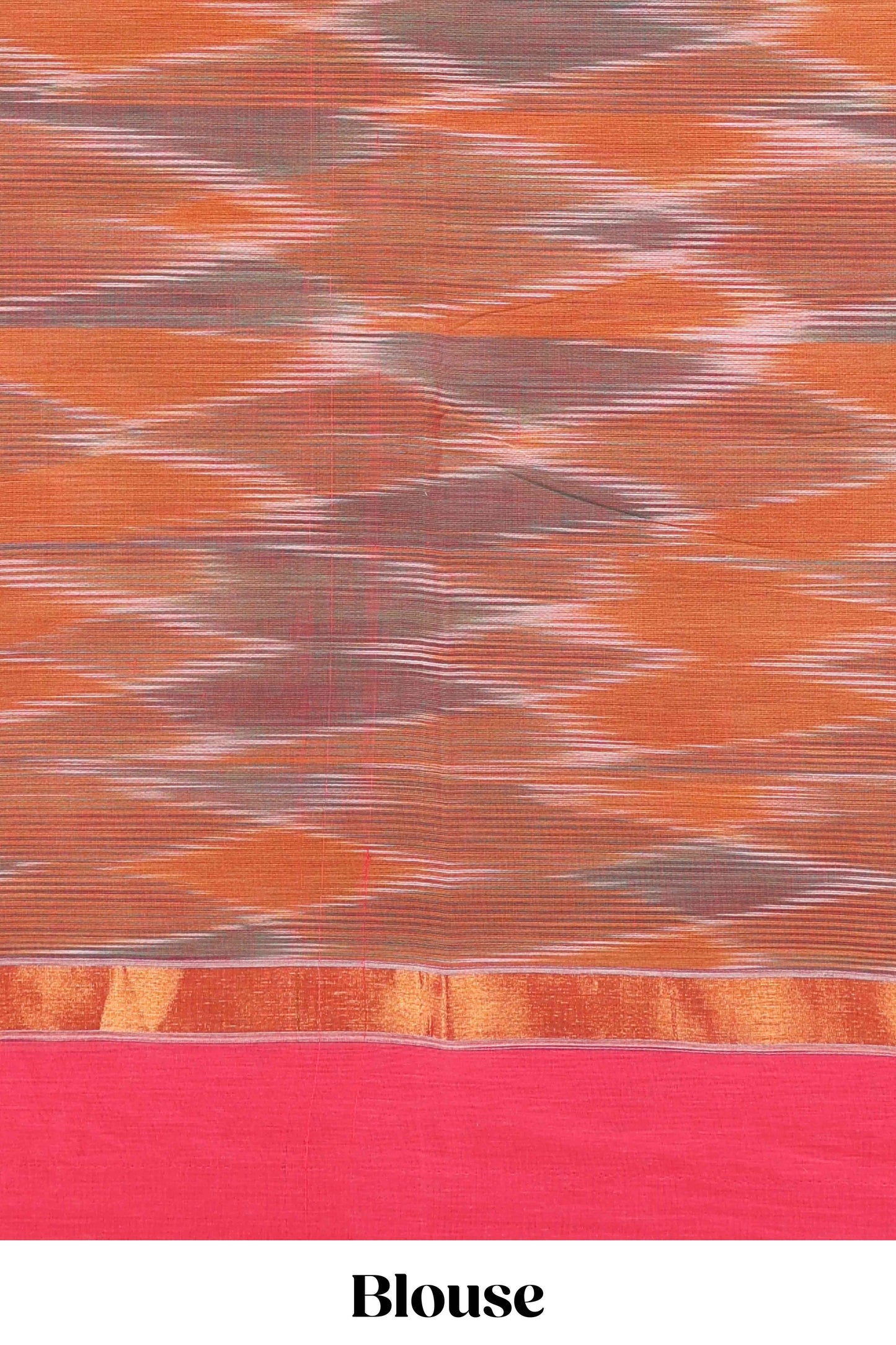 Green ikkat cotton saree geomentric traditional pochampally design and zari border