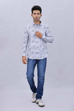 Casual cotton mens shirt