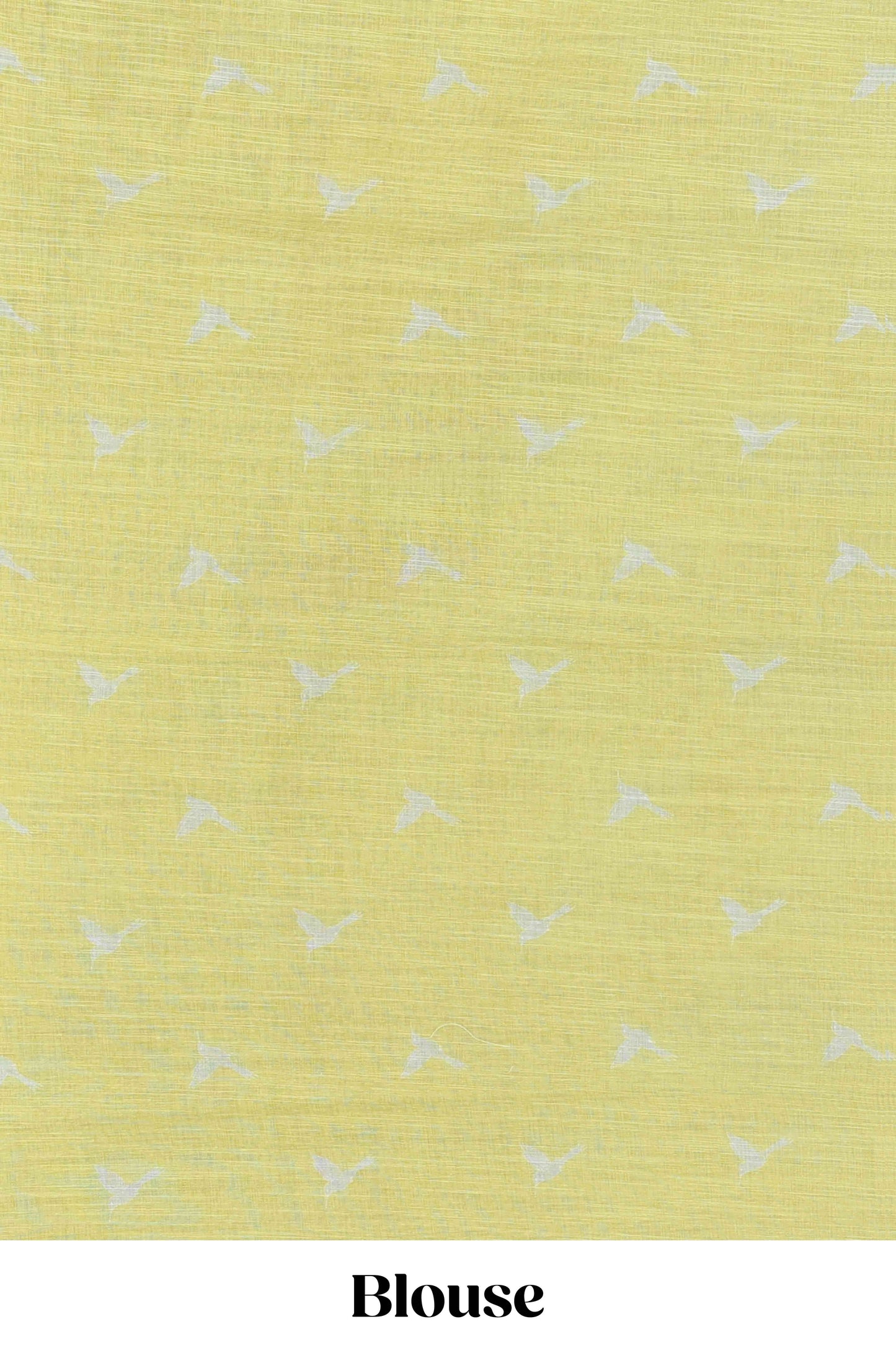 Casual wear yellow linen cotton saree