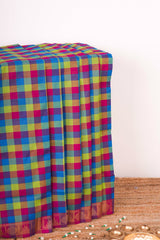 Chettinad checks chettinad cotton saree