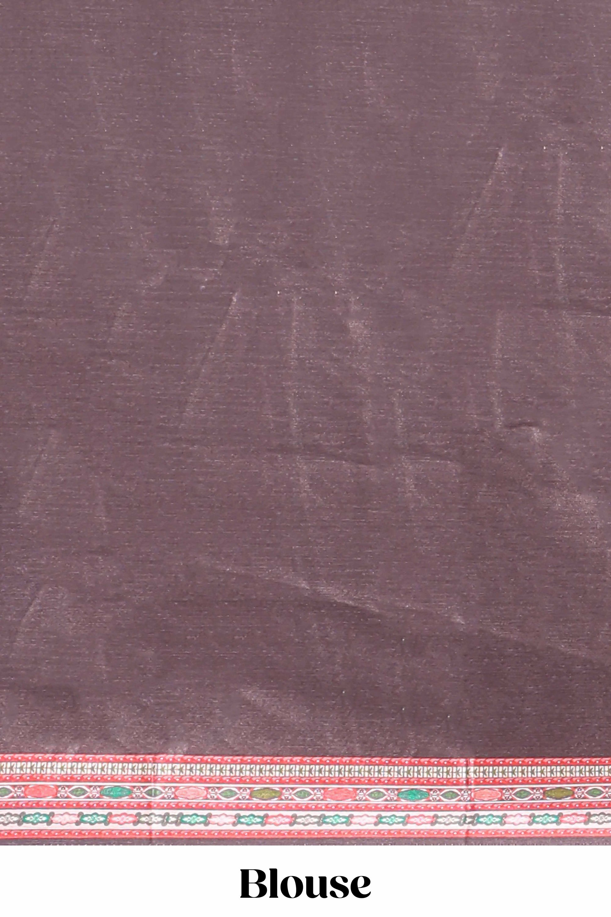 Chocolate brown Coordinated blouse styling