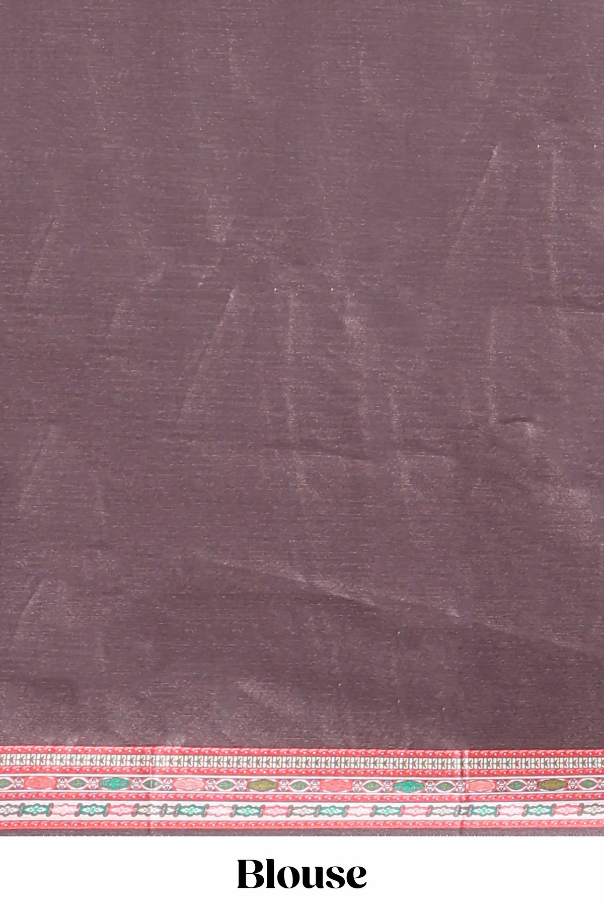 Chocolate brown Coordinated blouse styling